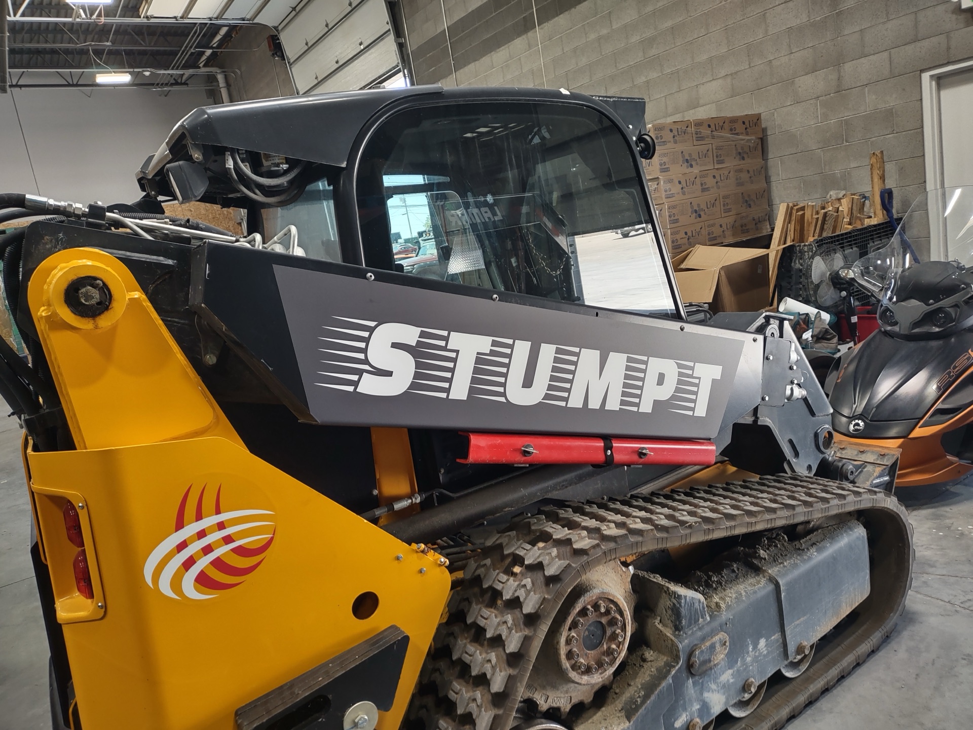 Stumpt LLC skid-steer side decal